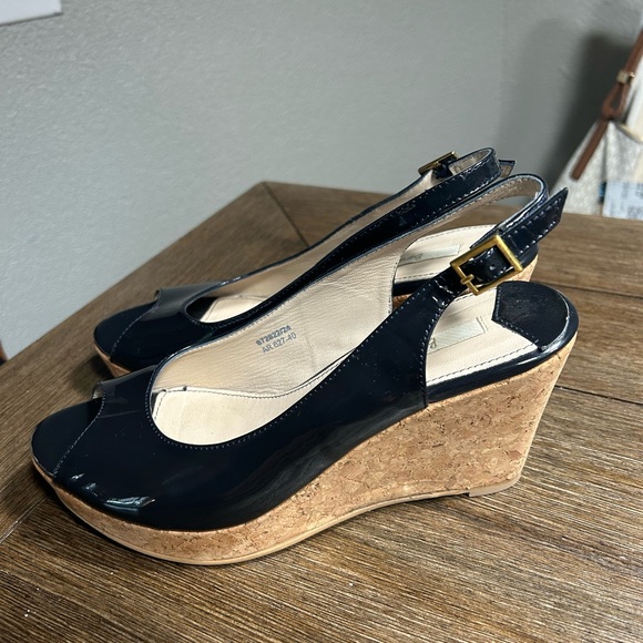 Boden patent leather cork wedges size 40 (8.5) - Picture 4 of 12